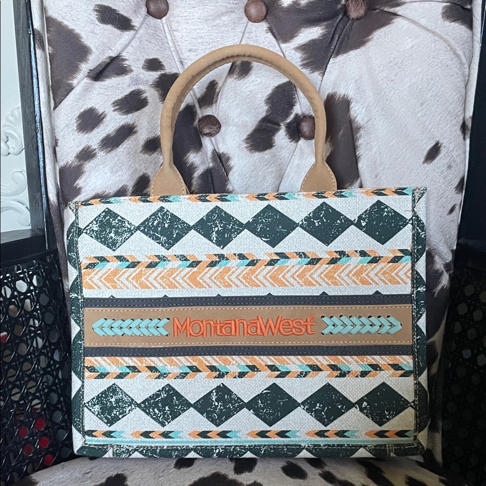 Montana West Chevron Tote